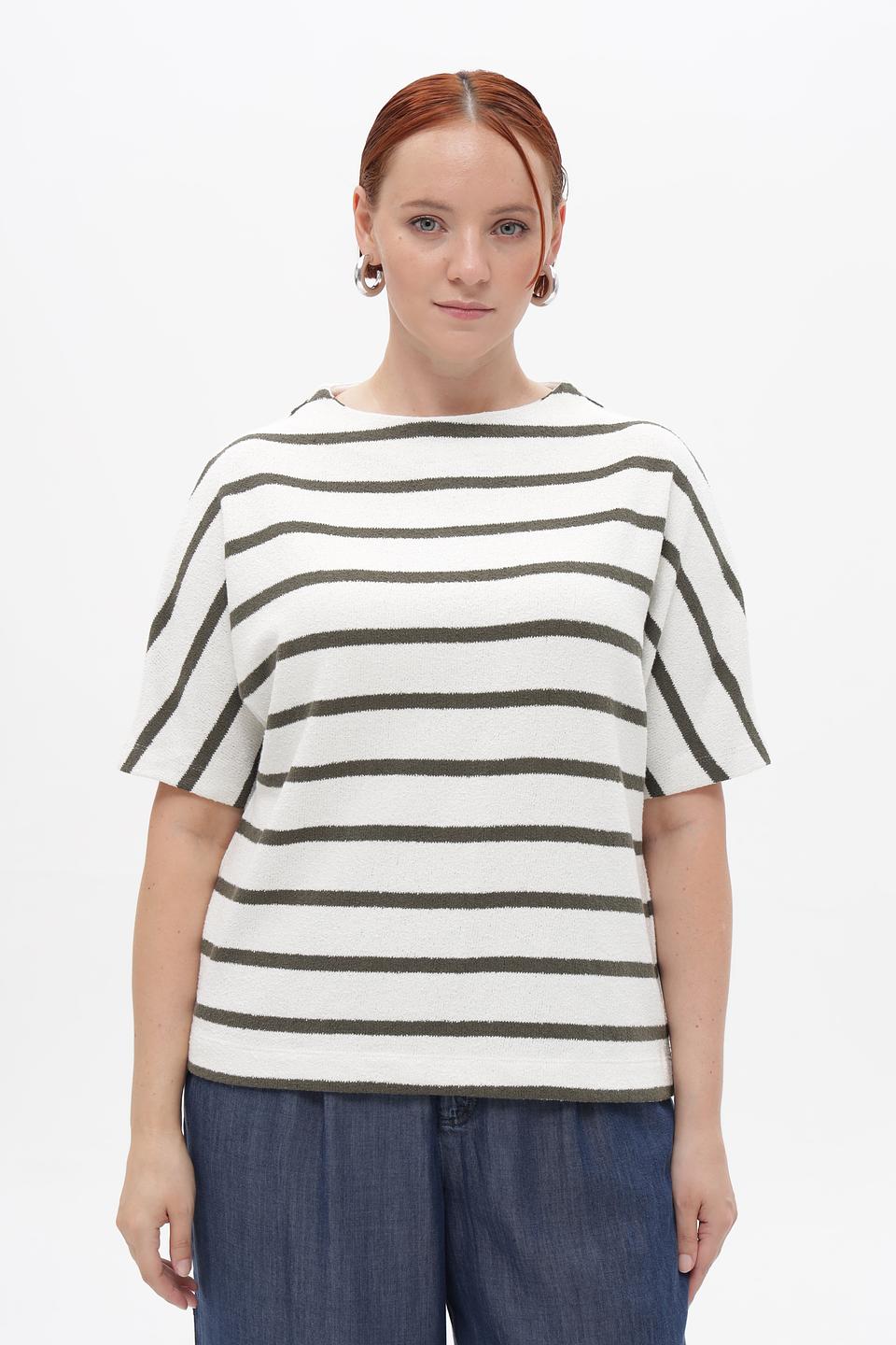 Пуловер Rabe collection в полоску