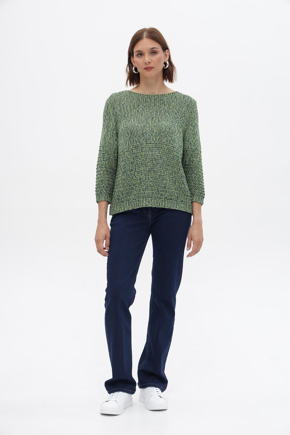 Пуловер Rabe collection женский зеленый