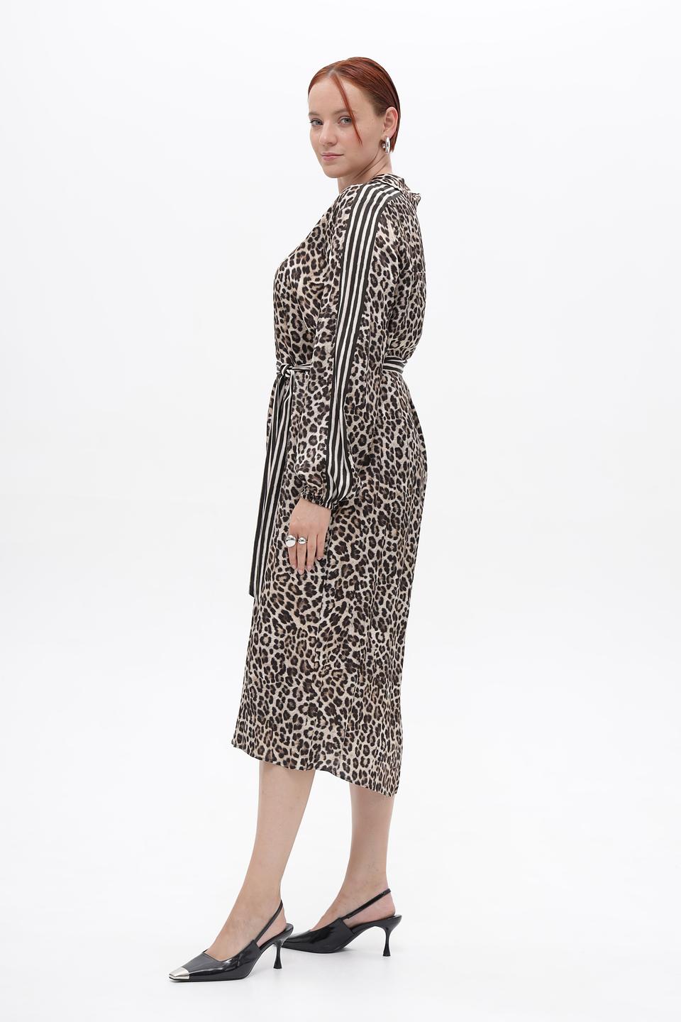 Платье Marc Aurel с леопардовым принтом
