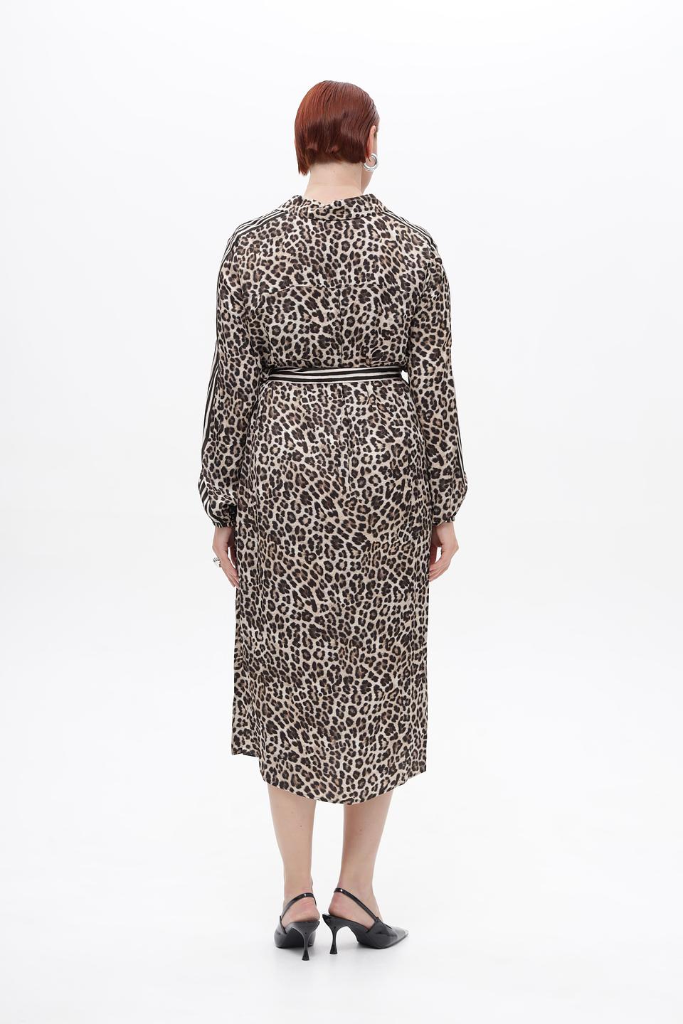 Платье Marc Aurel с леопардовым принтом