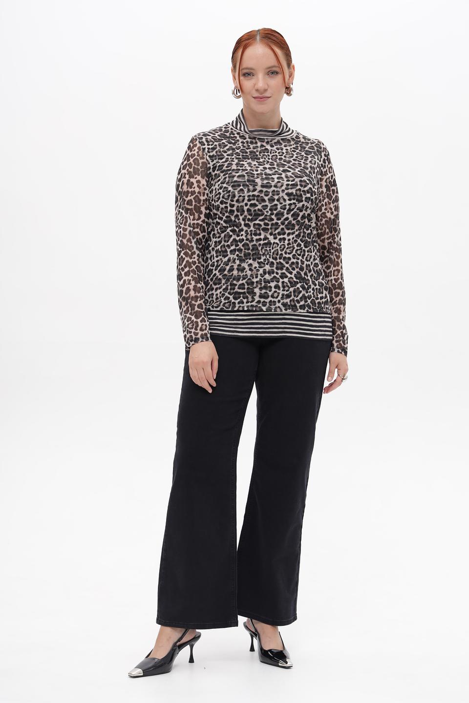 Блузка Marc Aurel с леопардовым принтом