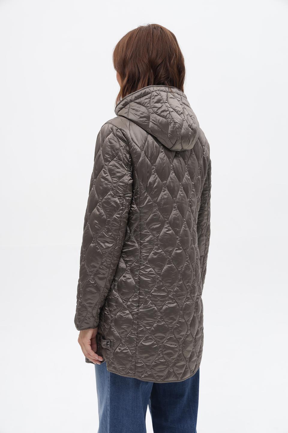 Пальто стеганое Betty Barclay серое