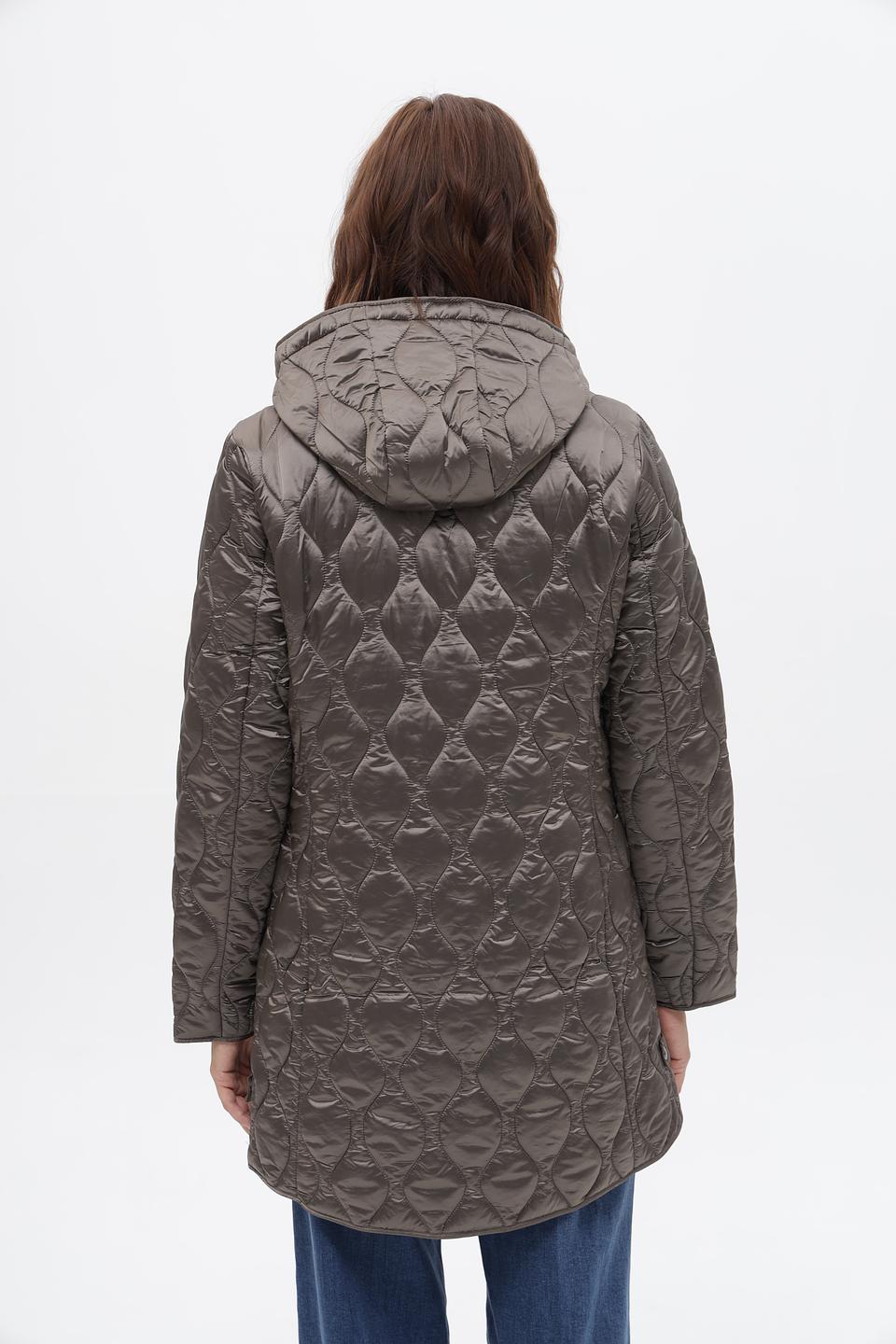 Пальто стеганое Betty Barclay серое