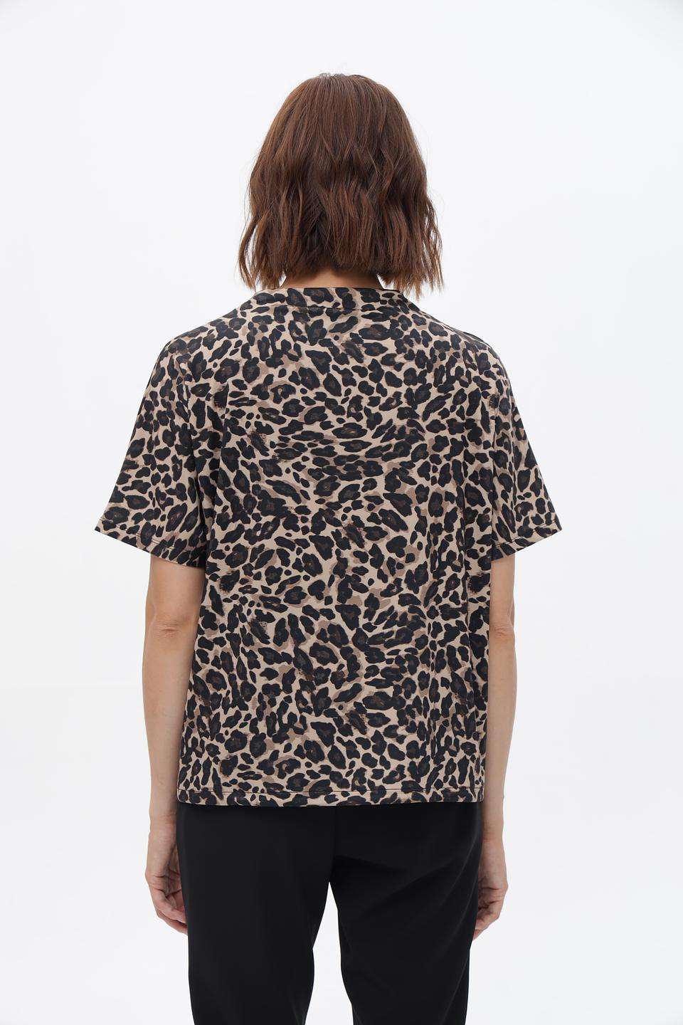 Блузка Miss Lagotte с леопардовым принтом