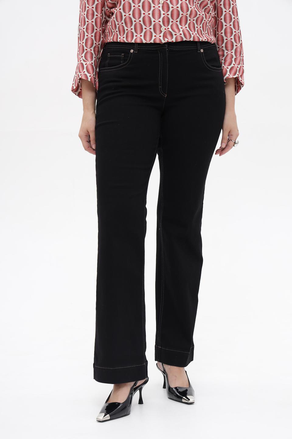 Джинсы ZRS с контрастной отделкой