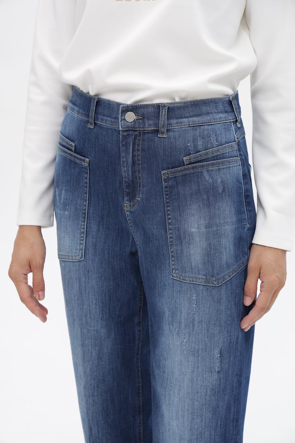 Джинсы Angels с карманами, синие