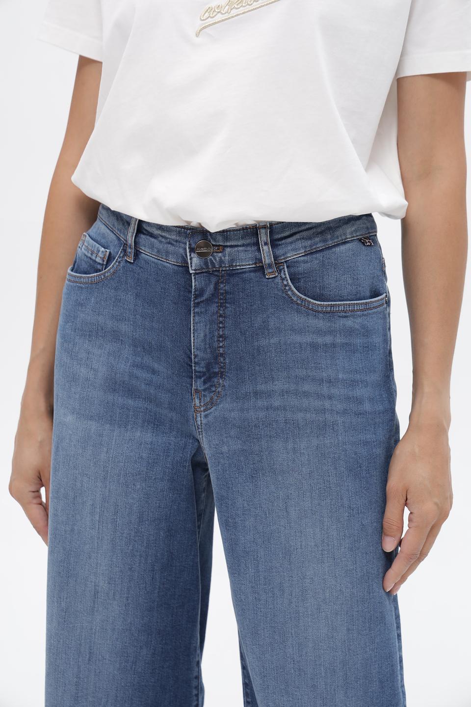 Джинсы клеш Marc Cain голубые