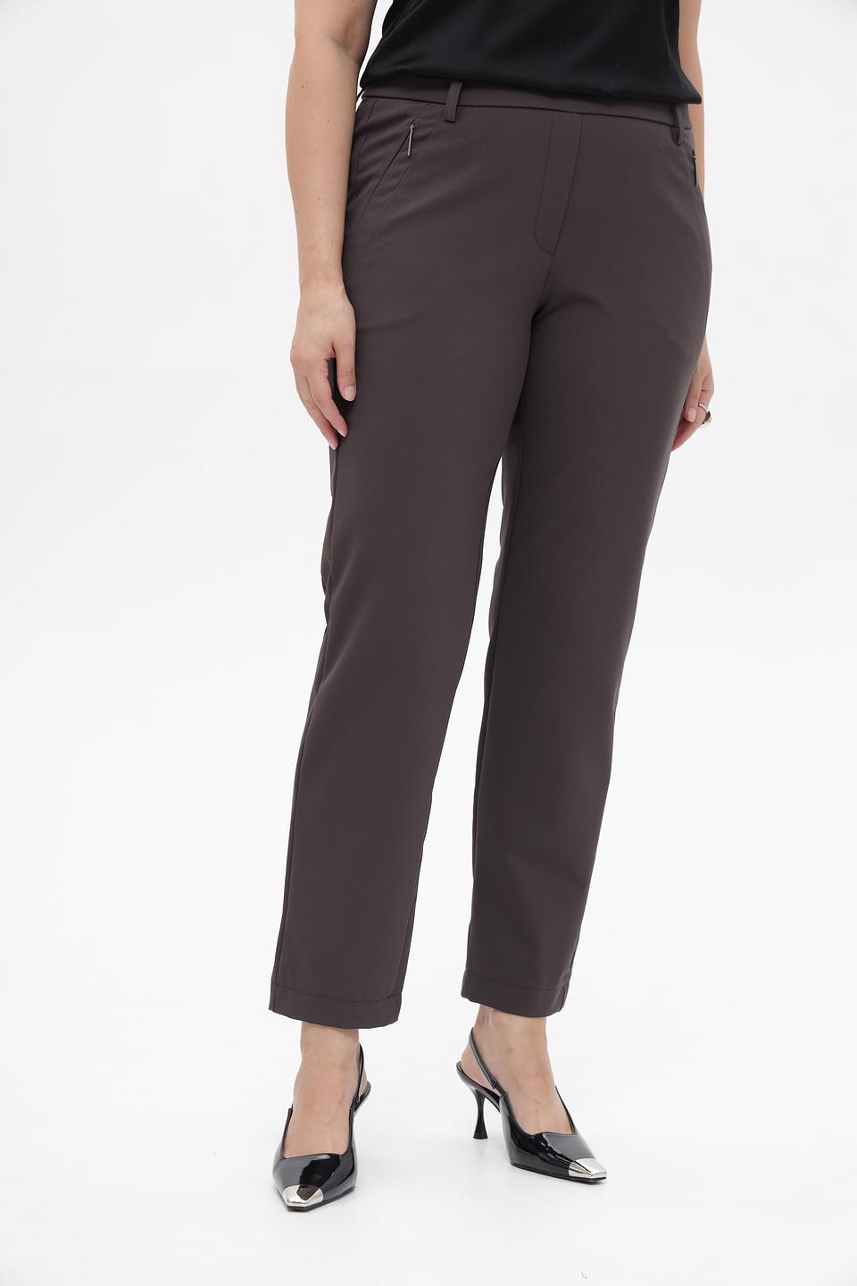 Брюки Gardeur укороченные серо-коричневые