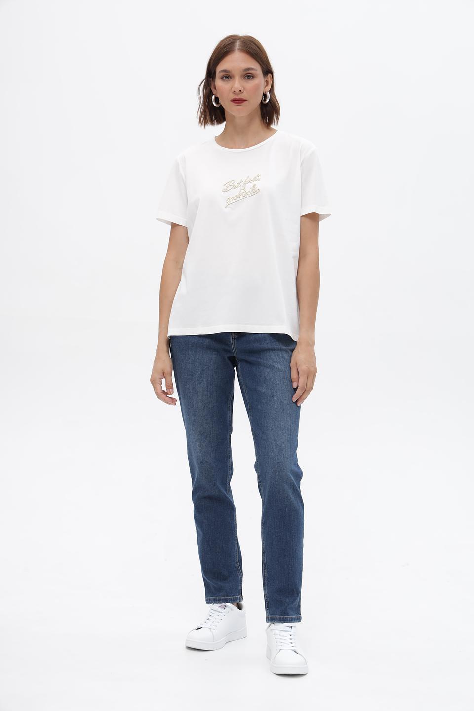 Футболка Marc Aurel с вышивкой