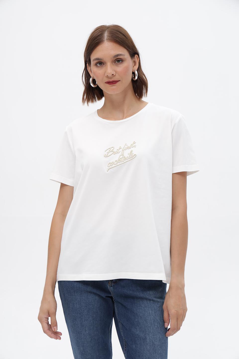 Футболка Marc Aurel с вышивкой