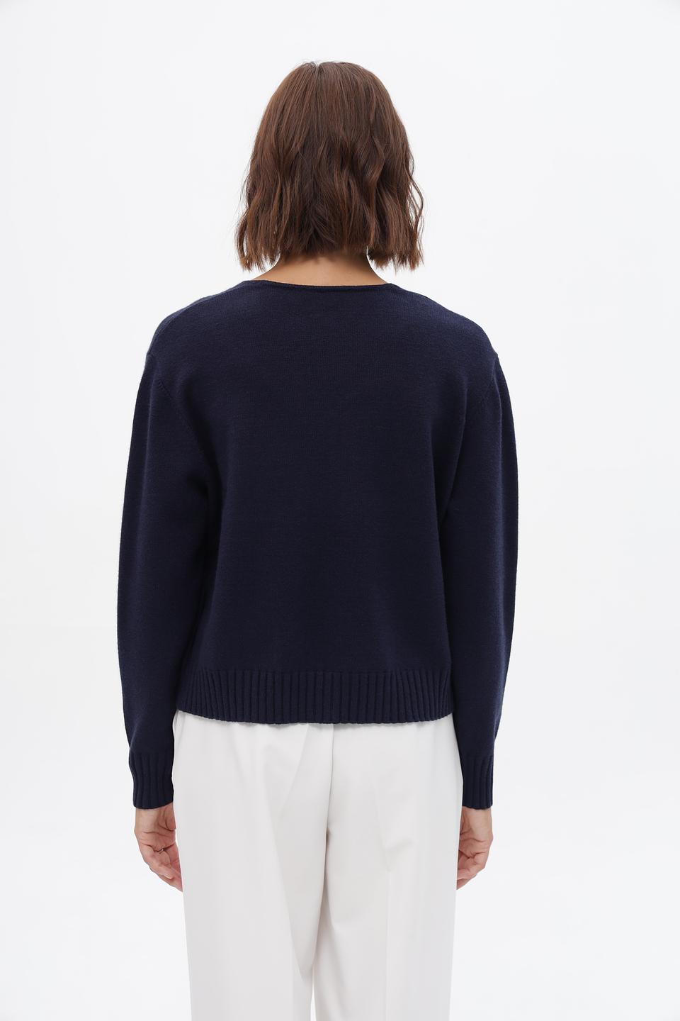 Жакет Marc Aurel вязаный тёмно-синий