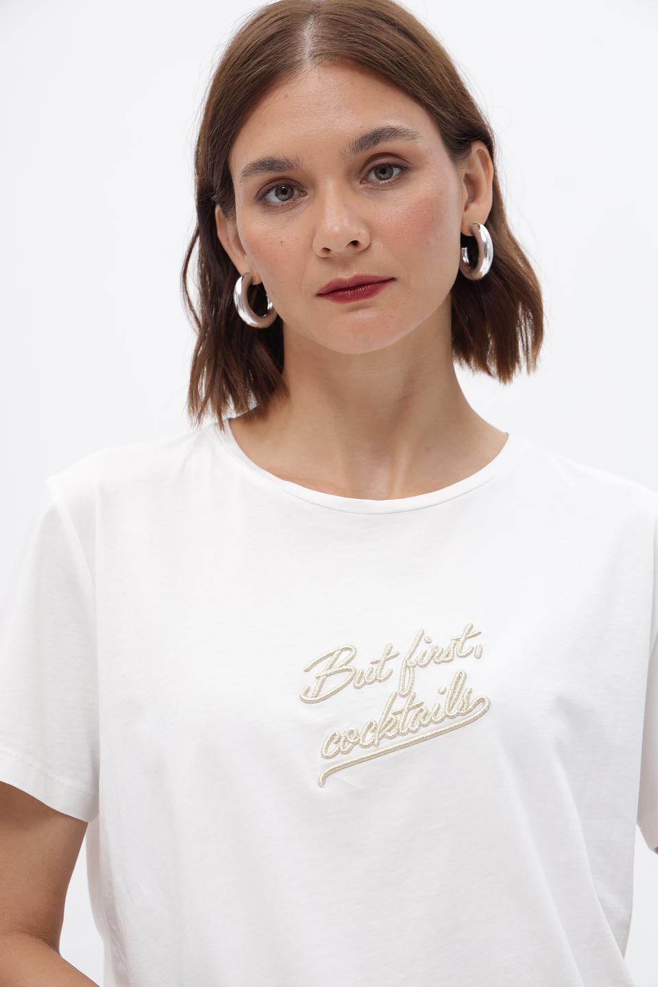 Футболка Marc Aurel с вышивкой