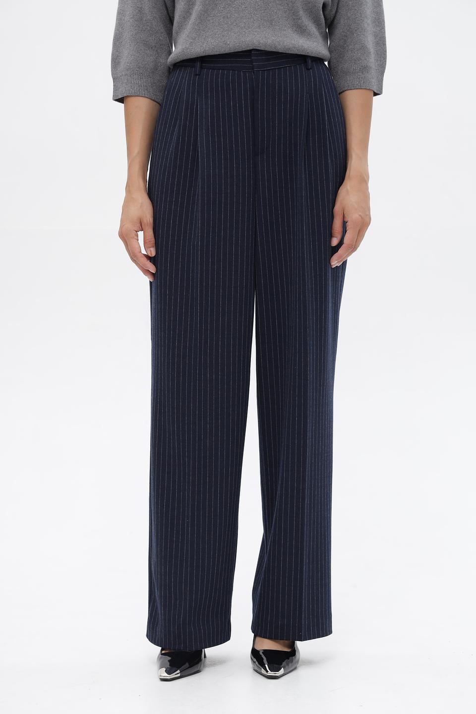 Брюки в полоску Oui
