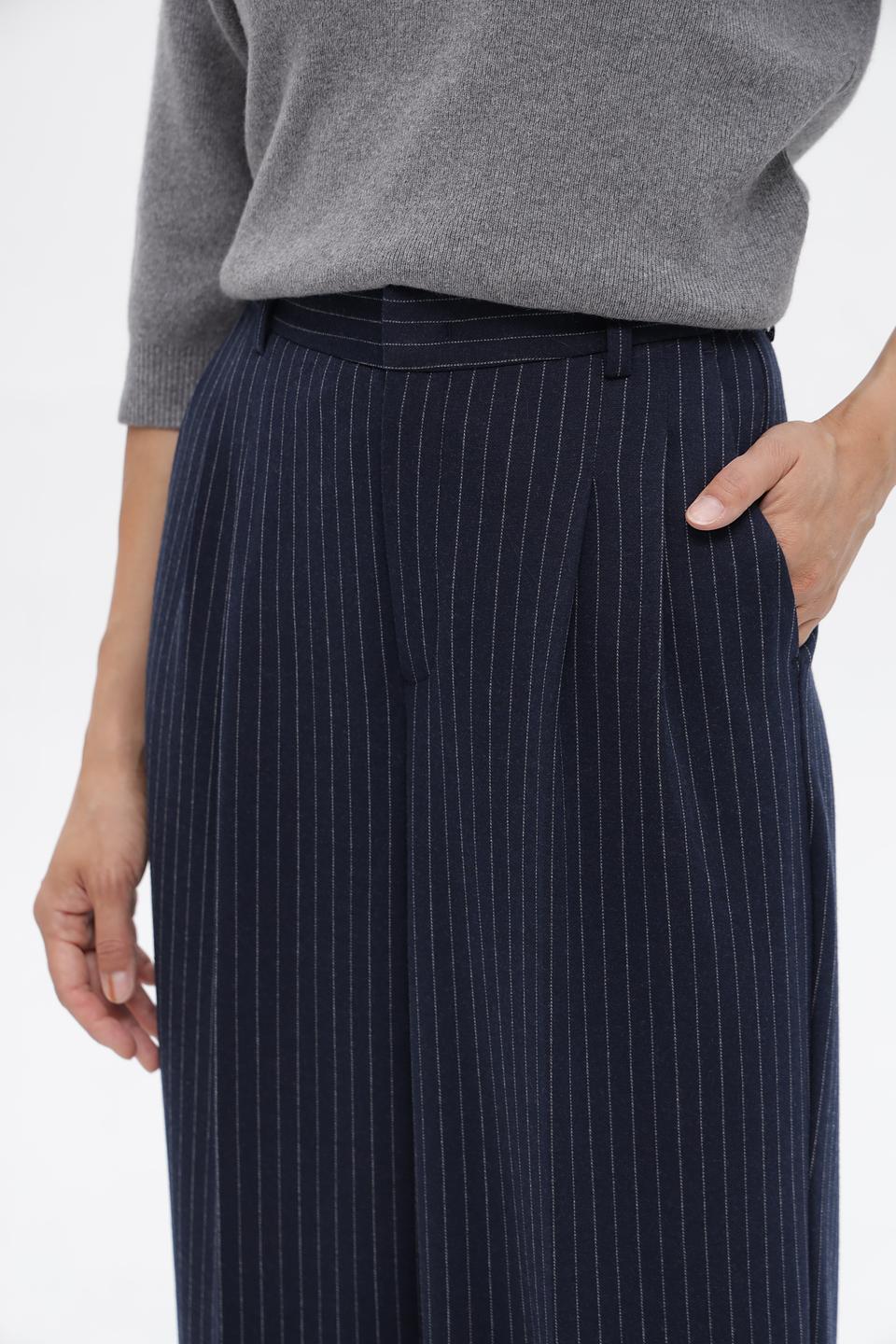 Брюки в полоску Oui