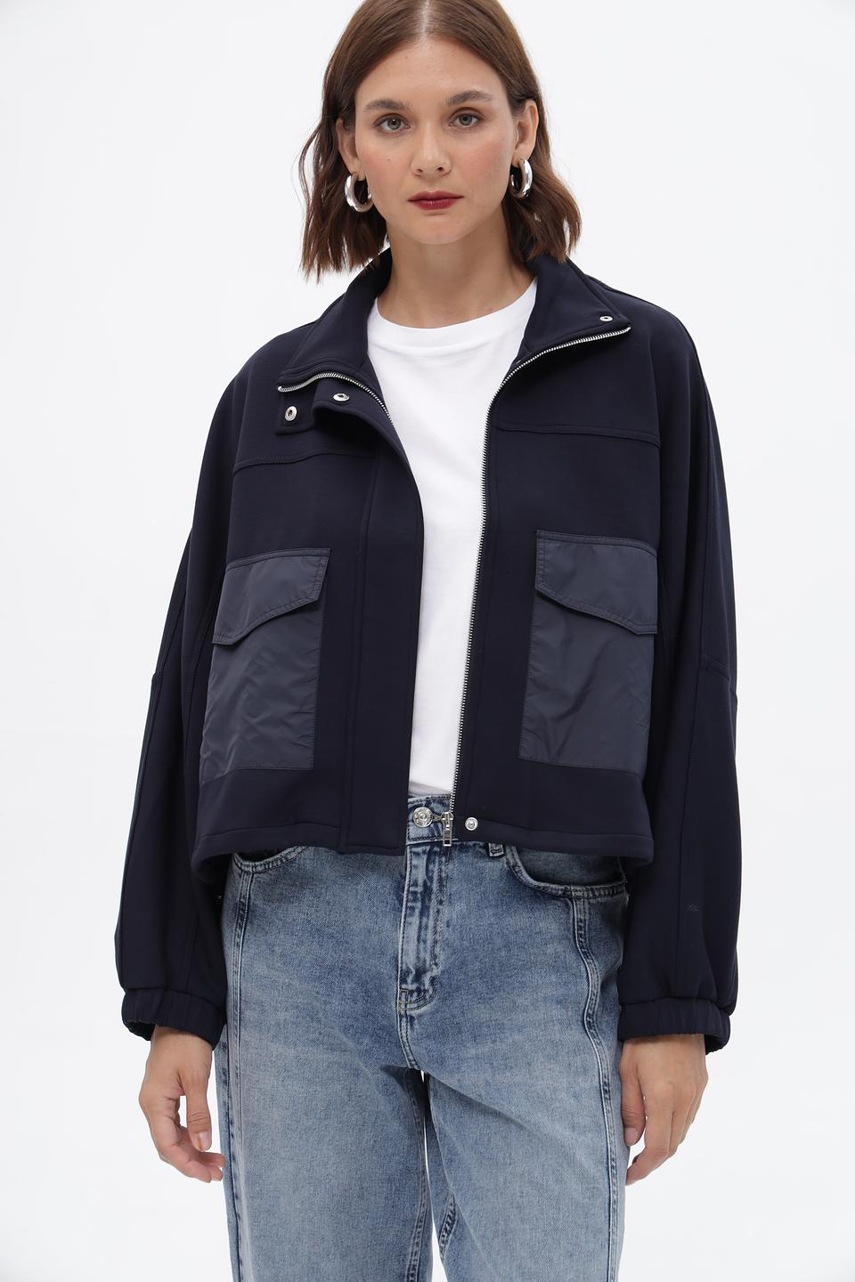 Жакет Oui темно-синий