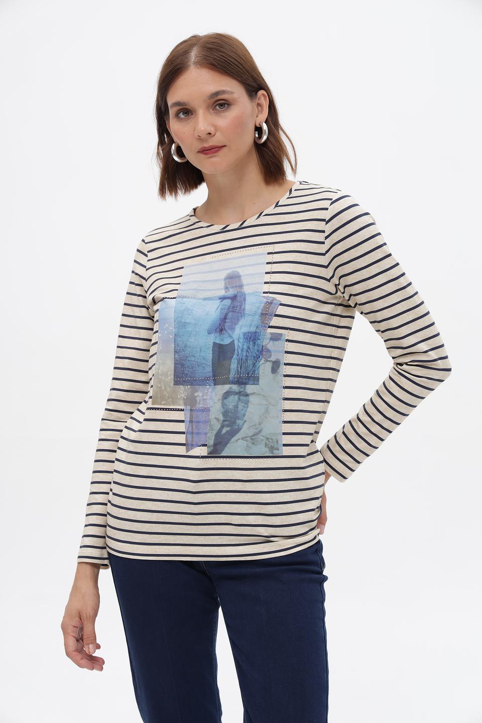 Футболка Bianca с принтом