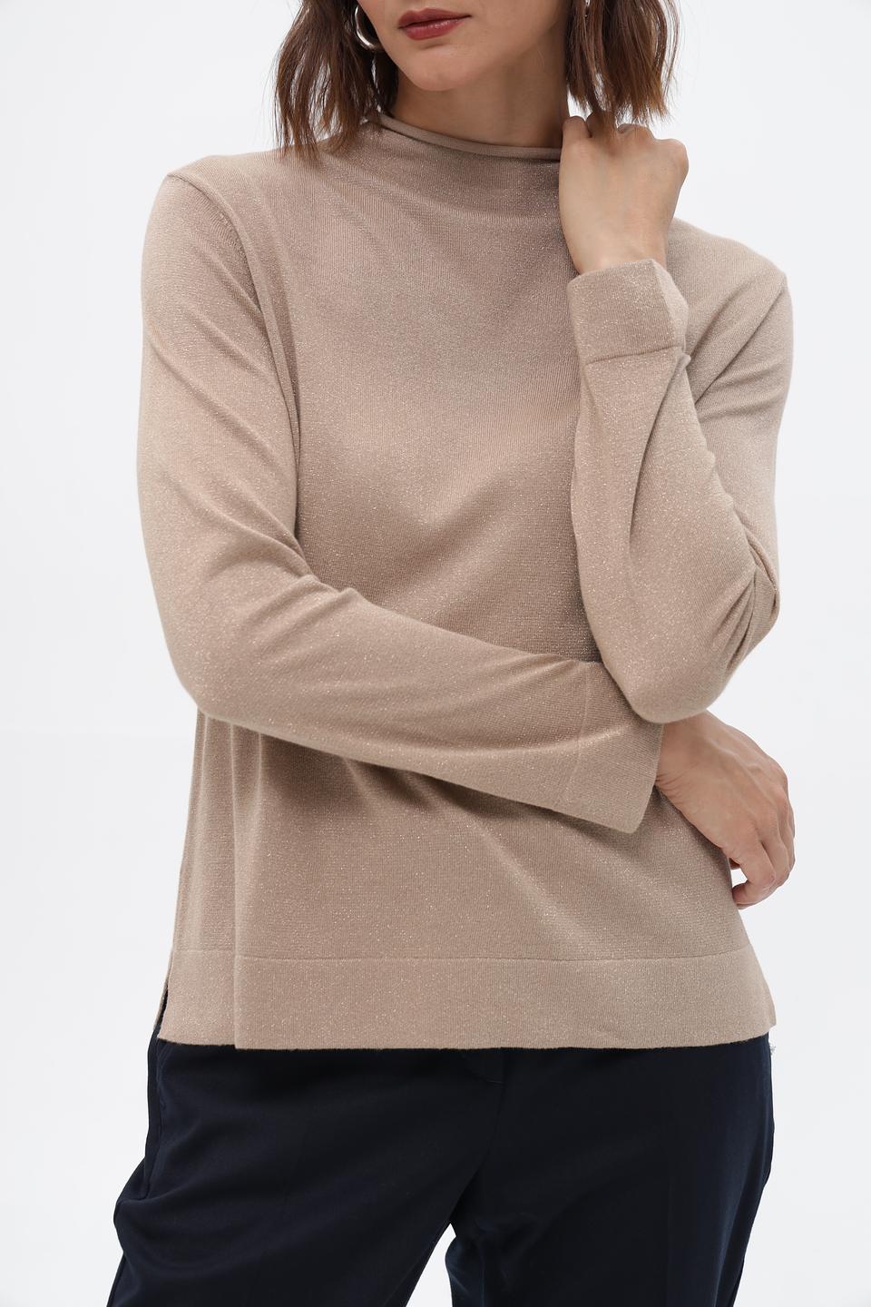 Пуловер Bianca с люрексом