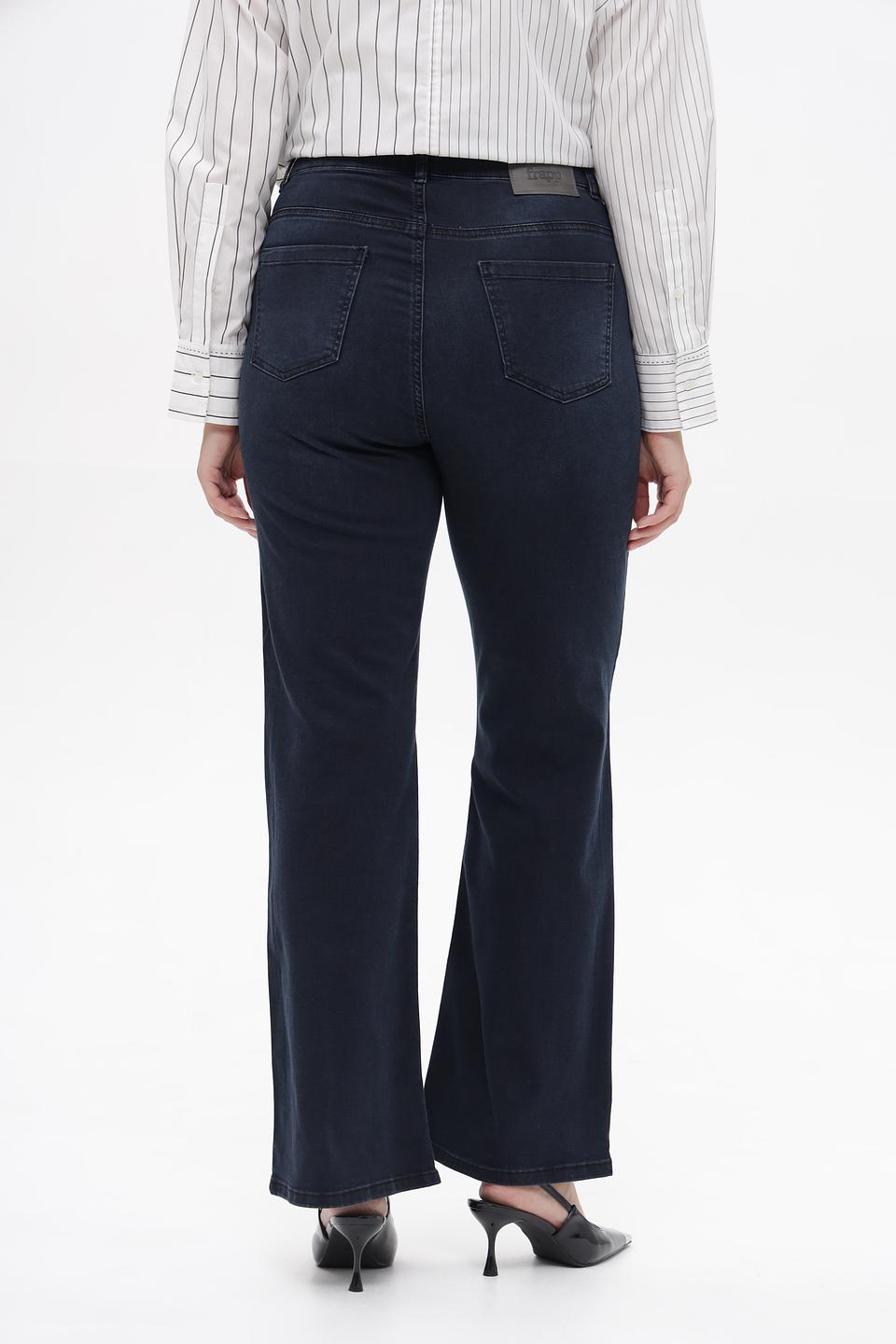 Джинсы клеш Frapp темно-синие