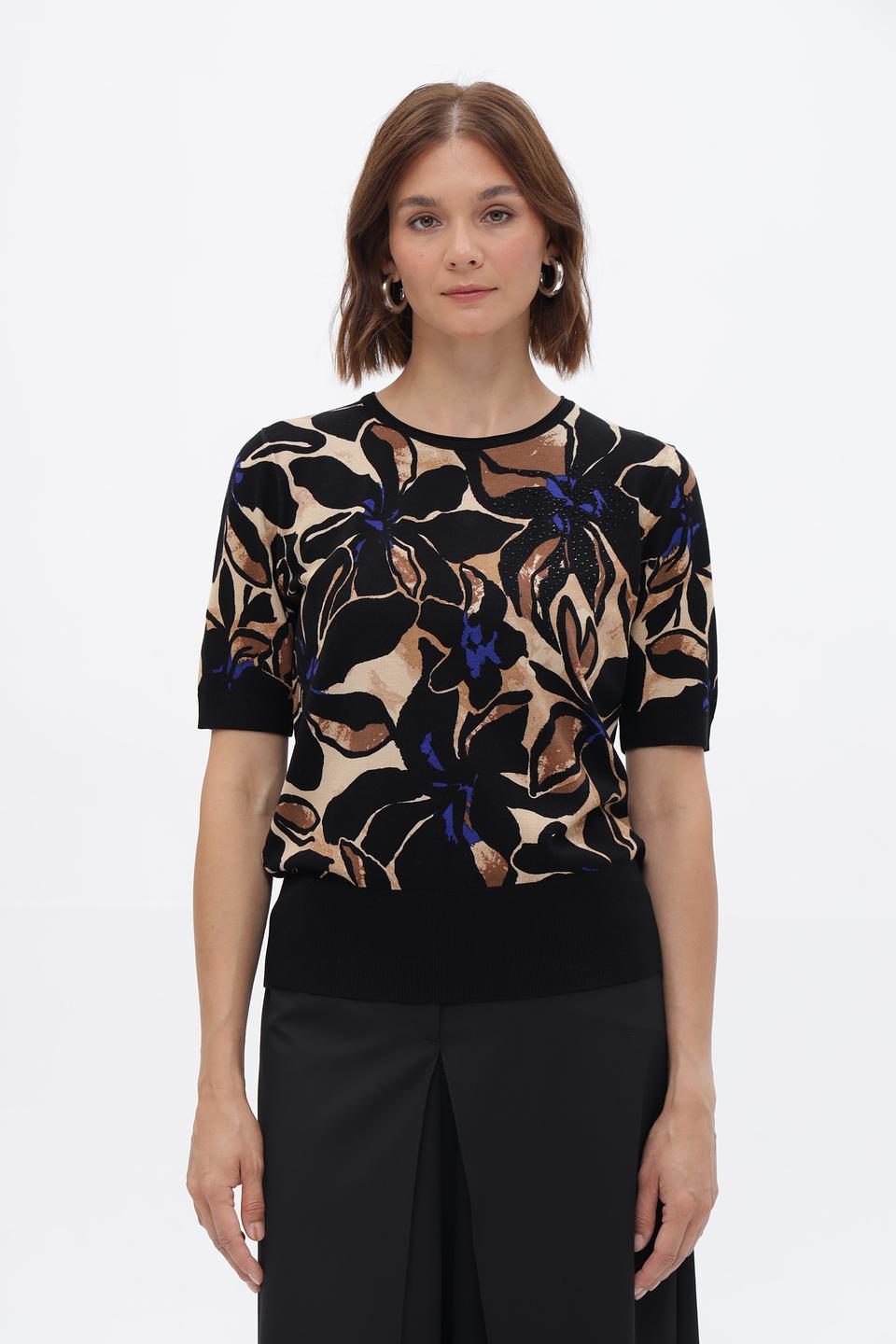 Пуловер Betty Barclay с цветочным принтом