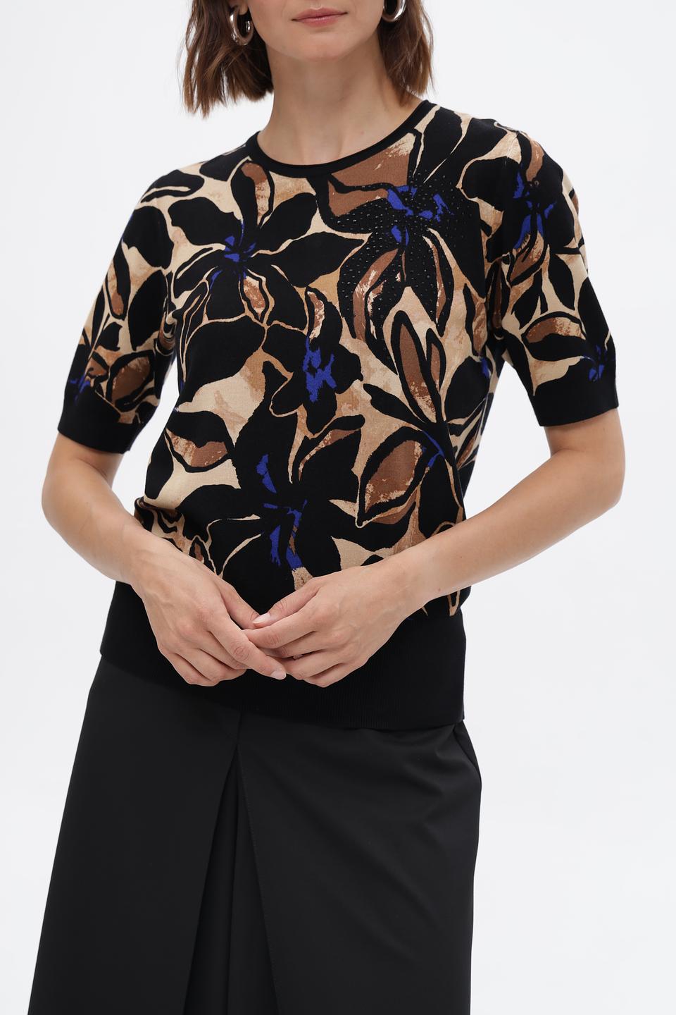 Пуловер Betty Barclay с цветочным принтом