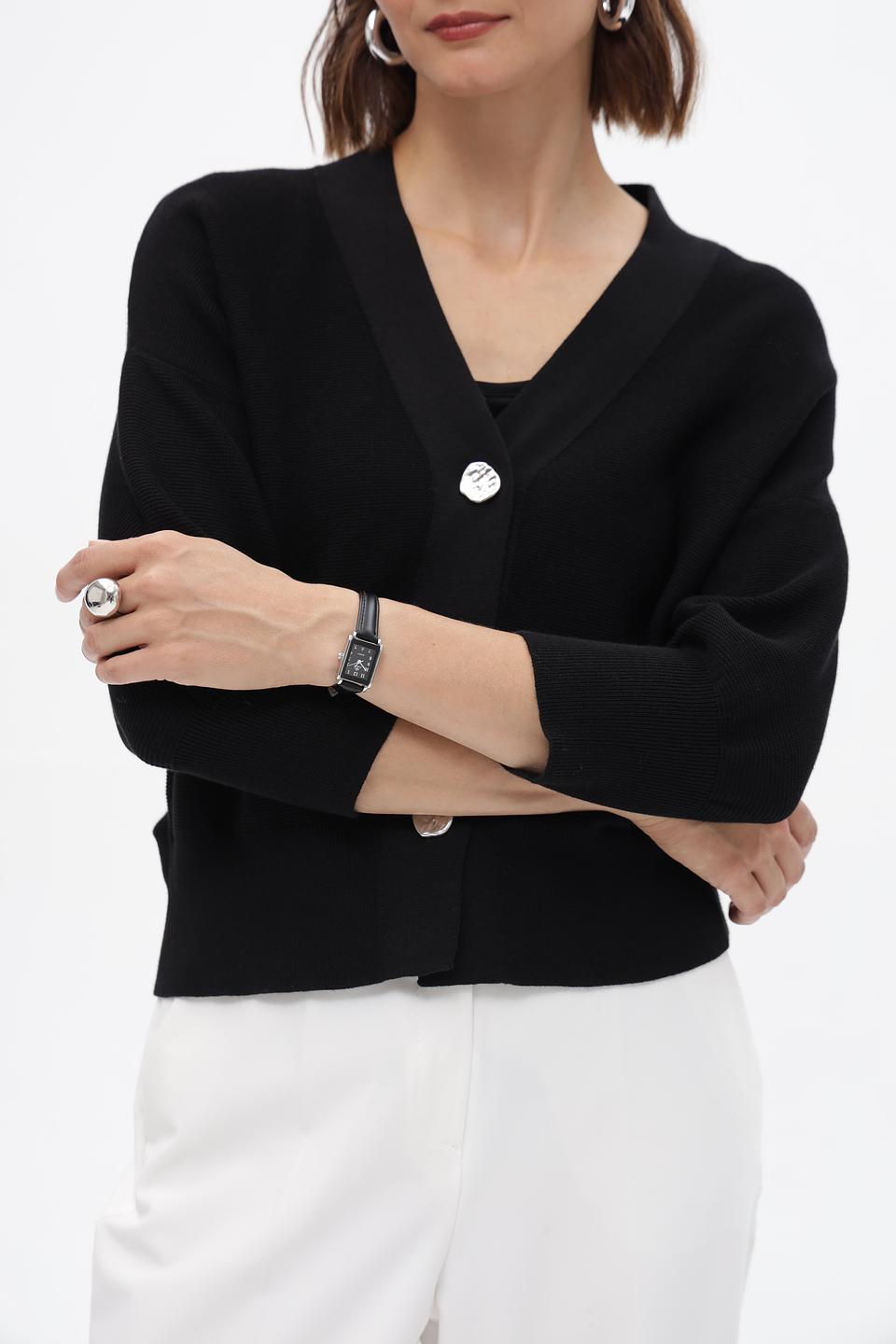 Жакет Monari чёрный с пуговицами