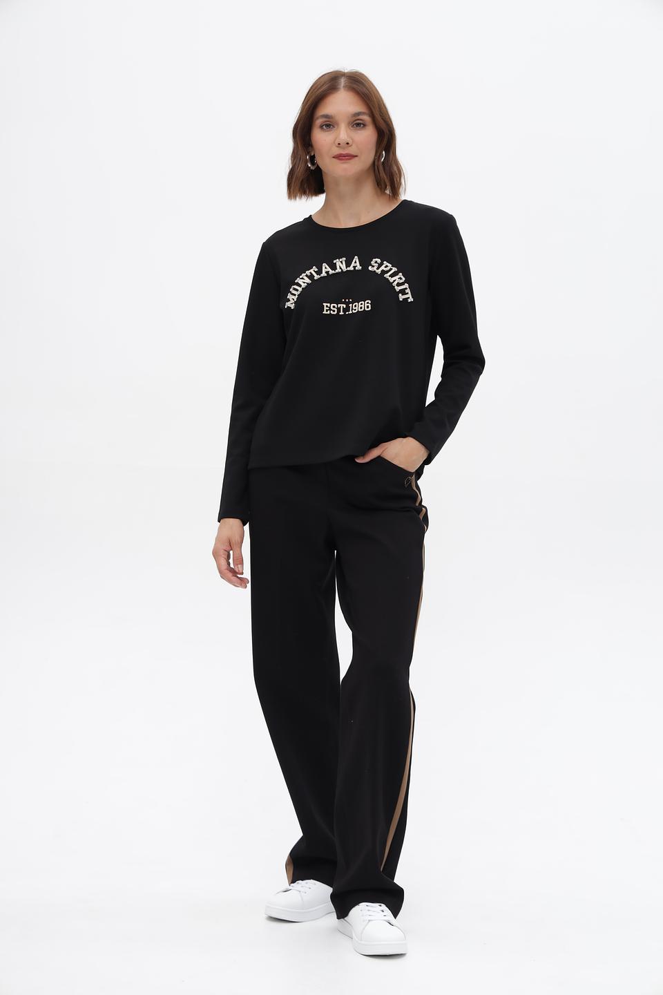 Пуловер Monari с принтом Montana Spirit