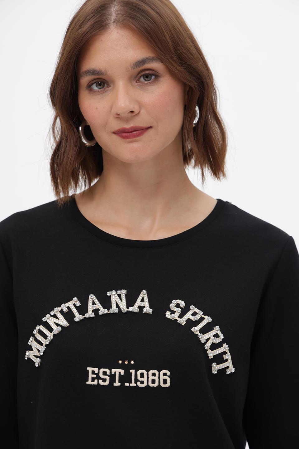 Пуловер Monari с принтом Montana Spirit