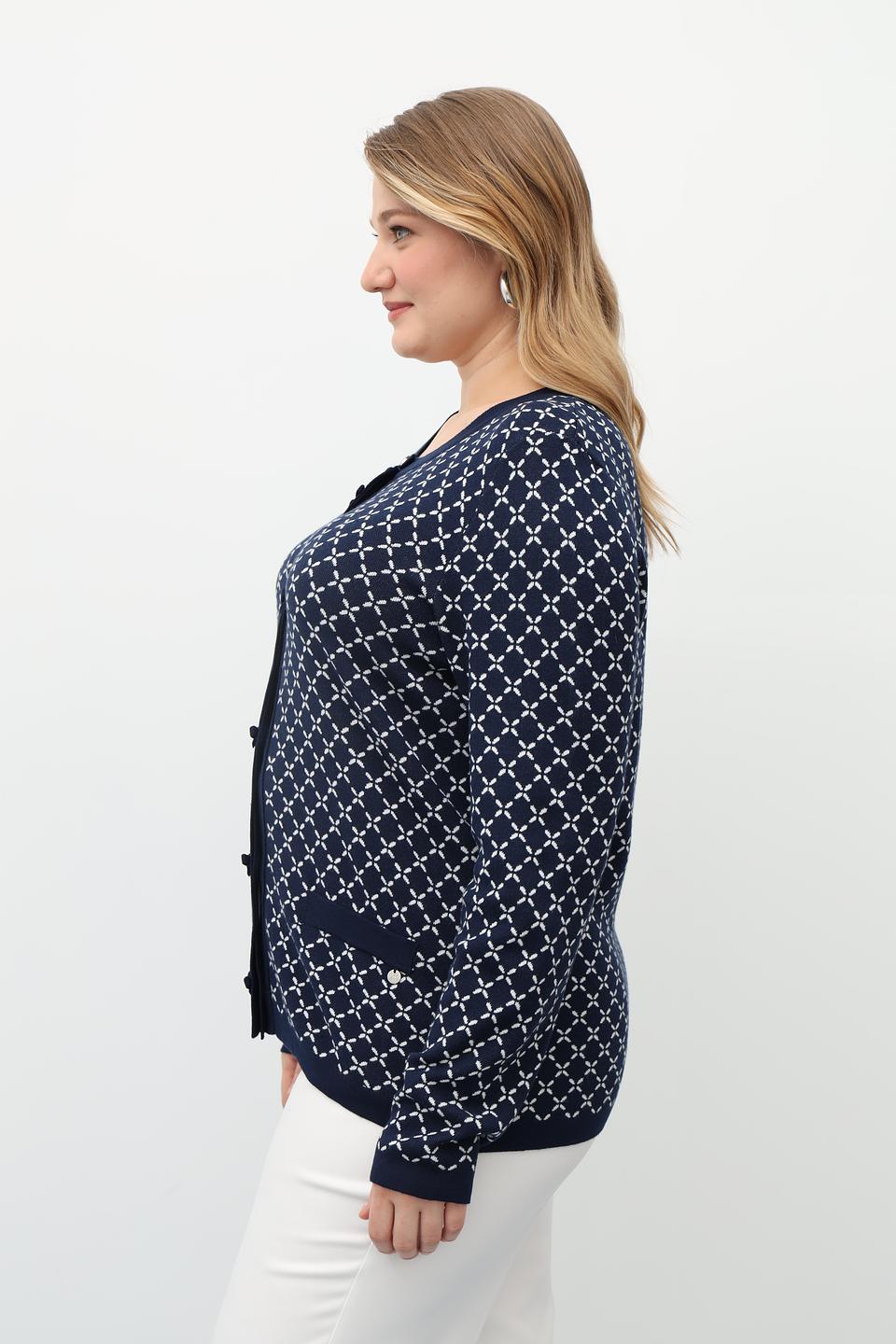 Жакет Gollehaug с геометрическим узором