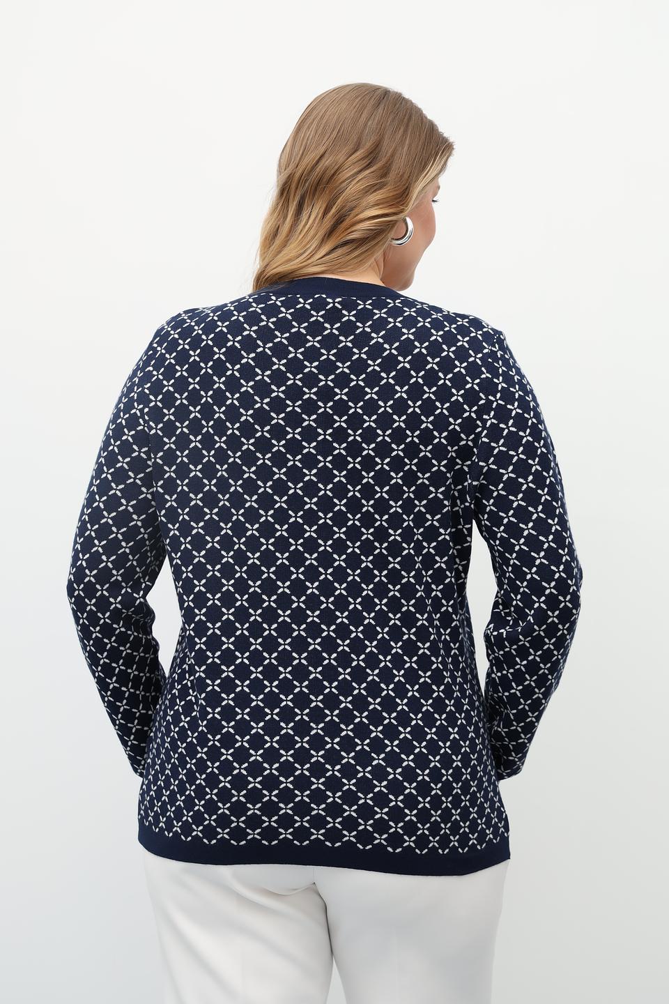 Жакет Gollehaug с геометрическим узором