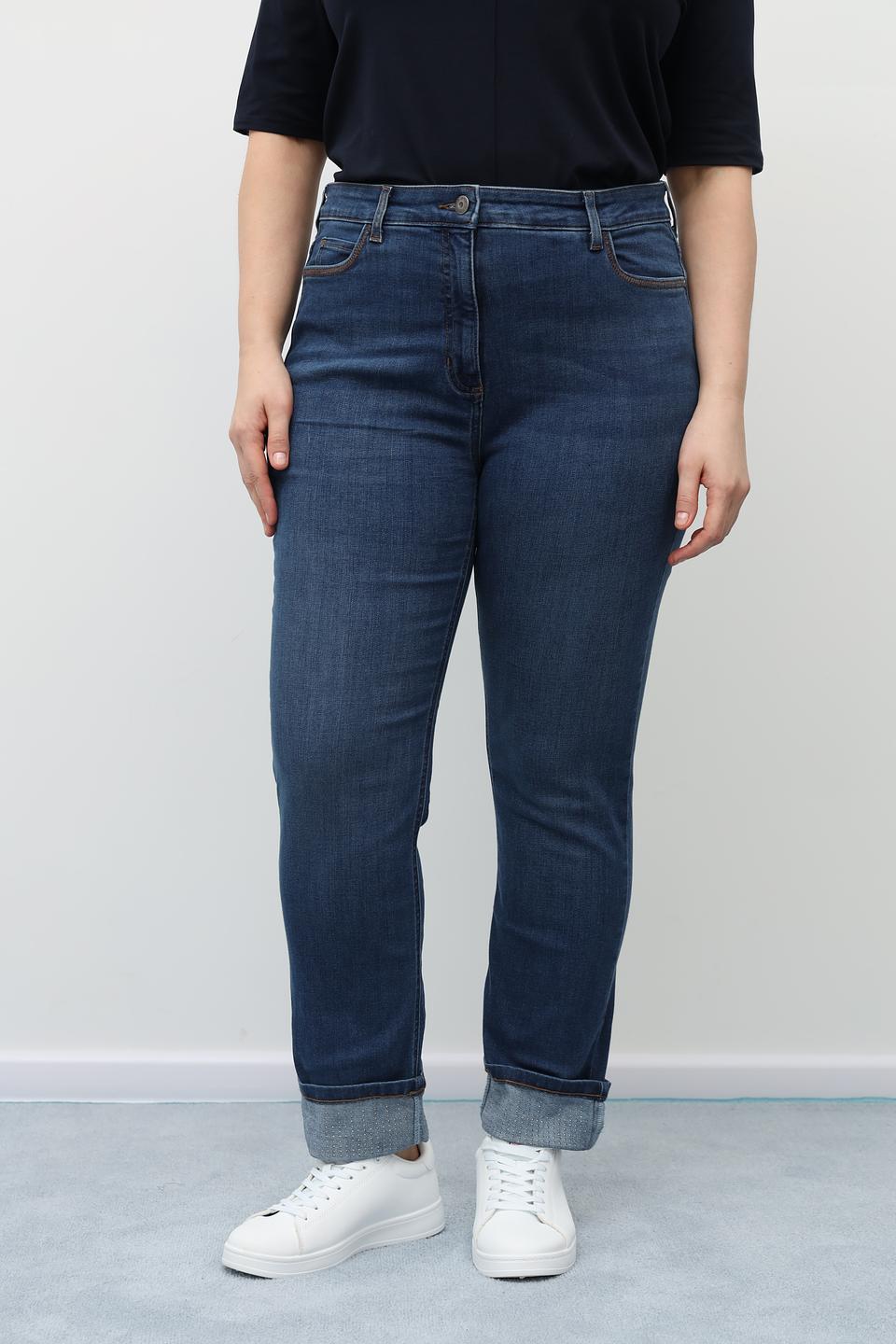 Джинсы Olsen с подворотами