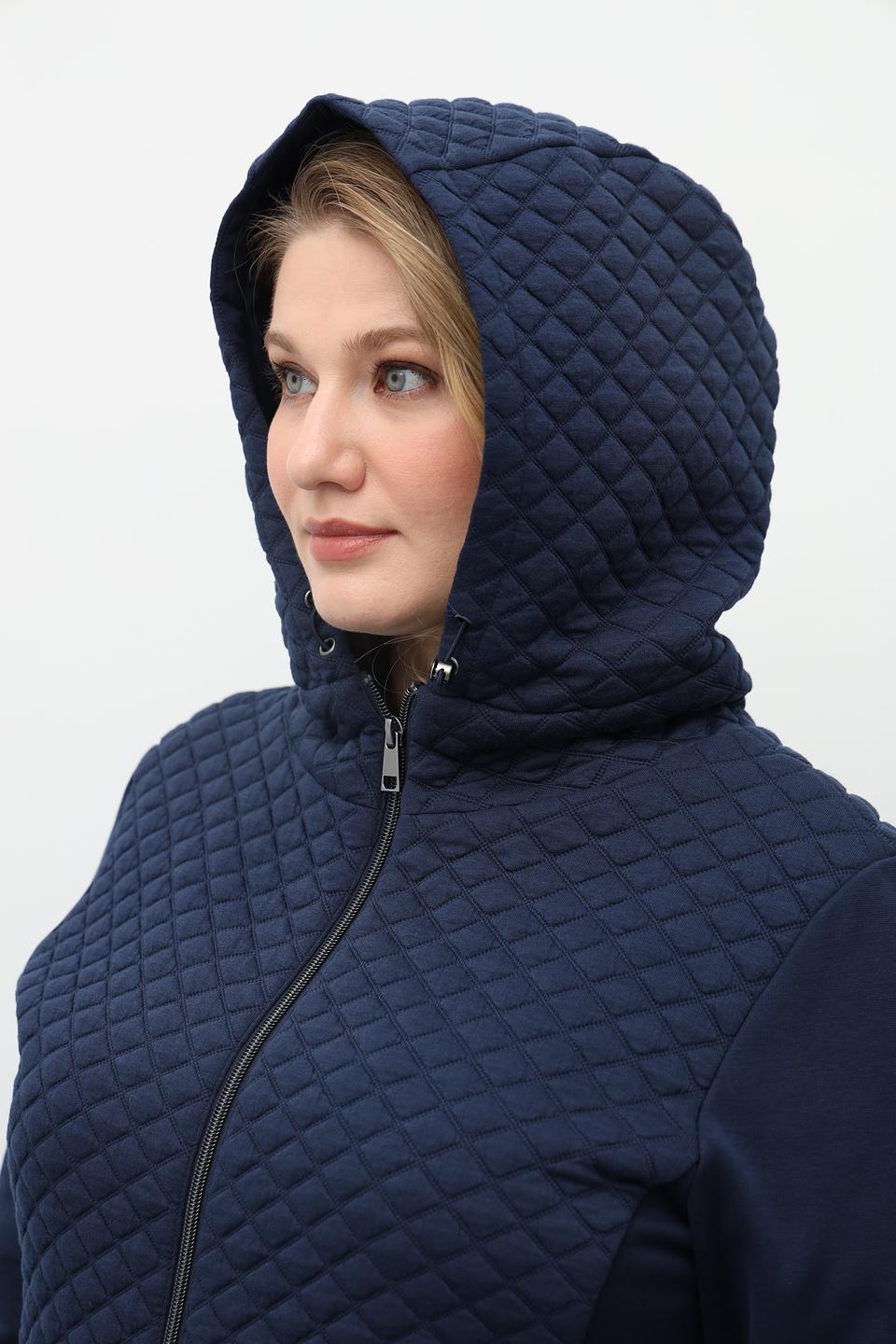 Жакет Olsen стеганый синий