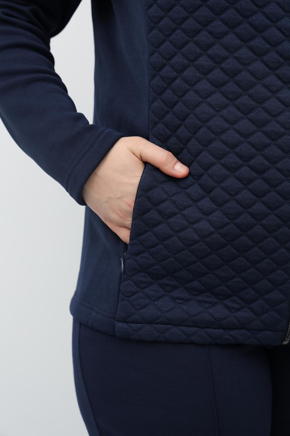 Жакет Olsen стеганый синий