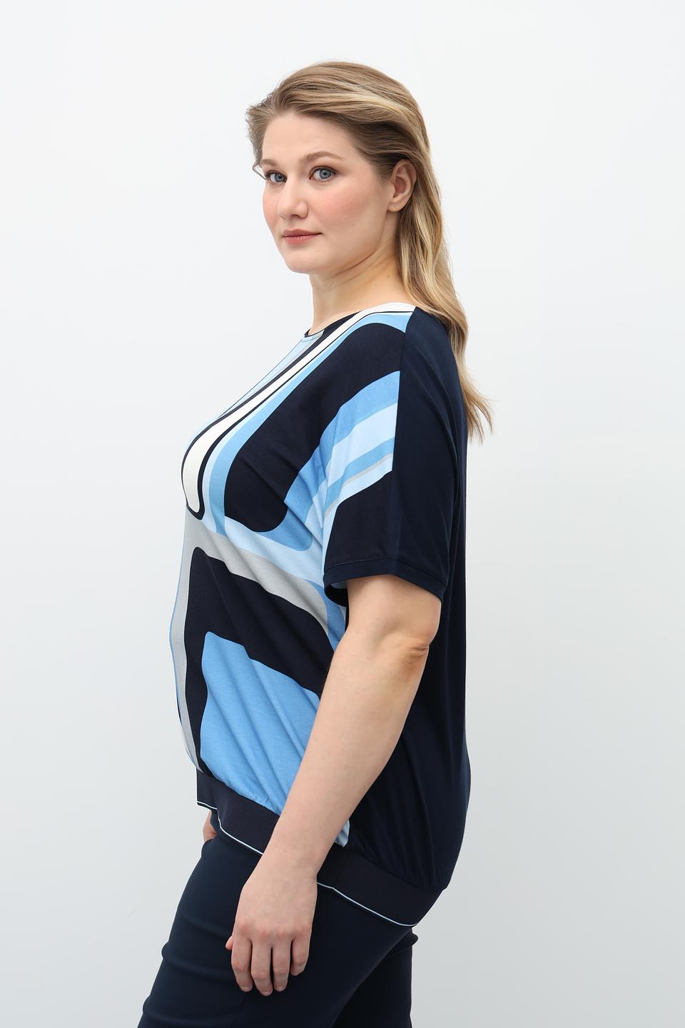 Блузка Via Appia с геометрическим принтом