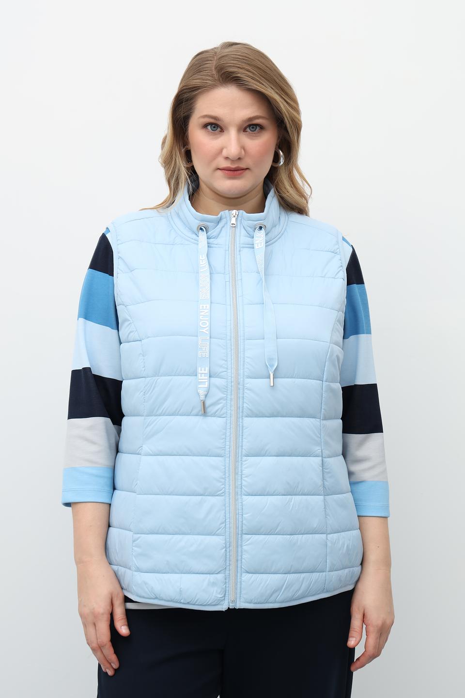 Жилет Via Appia стеганый голубой