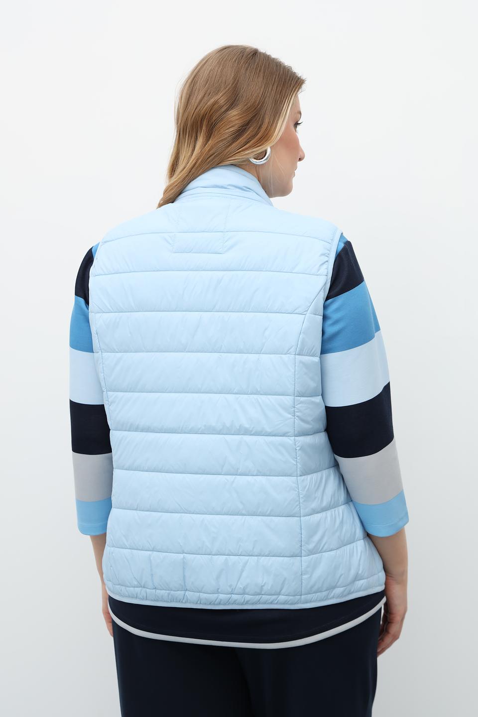 Жилет Via Appia стеганый голубой
