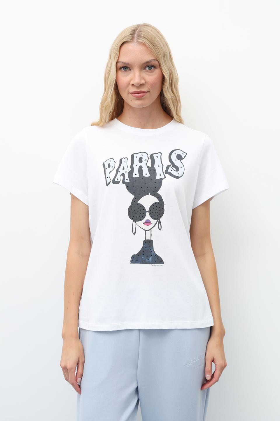 Футболка Catnoir с принтом Париж