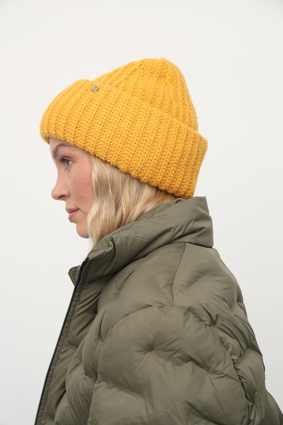 Шапка Julia Florenzi горчичная
