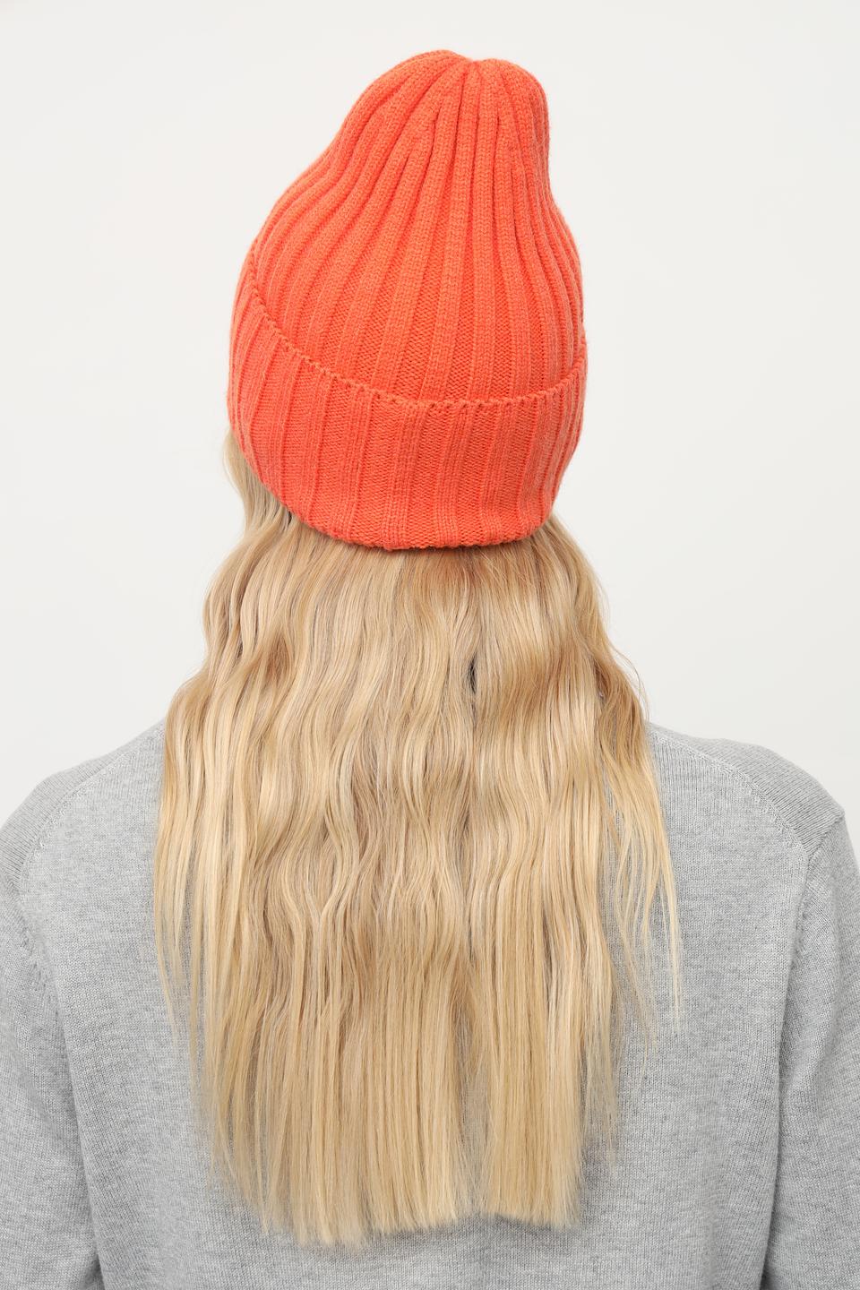 Шапка Julia Florenzi оранжевая