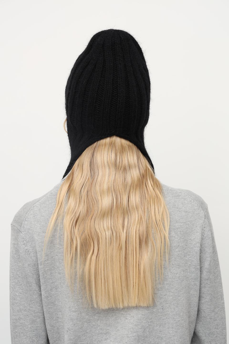 Шапка с ушами Julia Florenzi черная