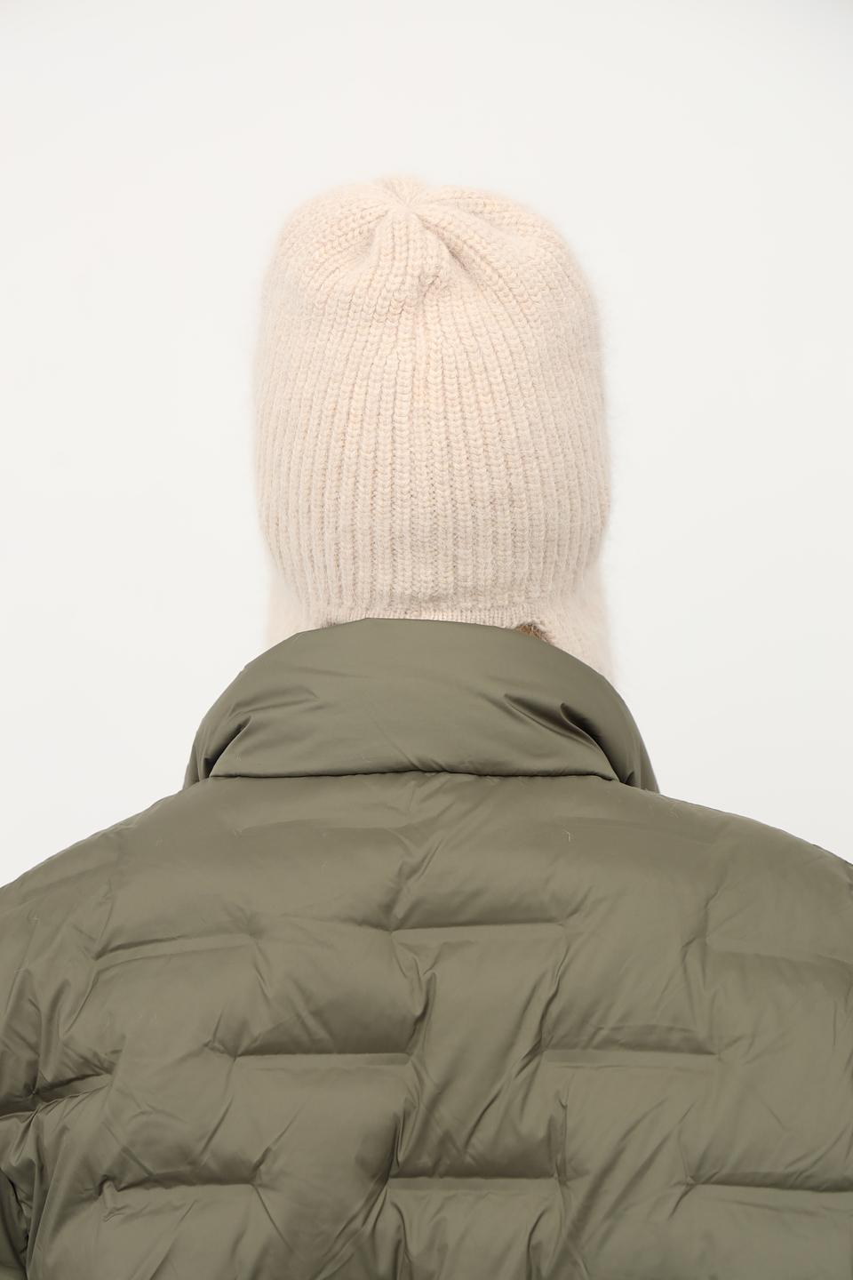 Шапка Julia Florenzi с ушами молочный