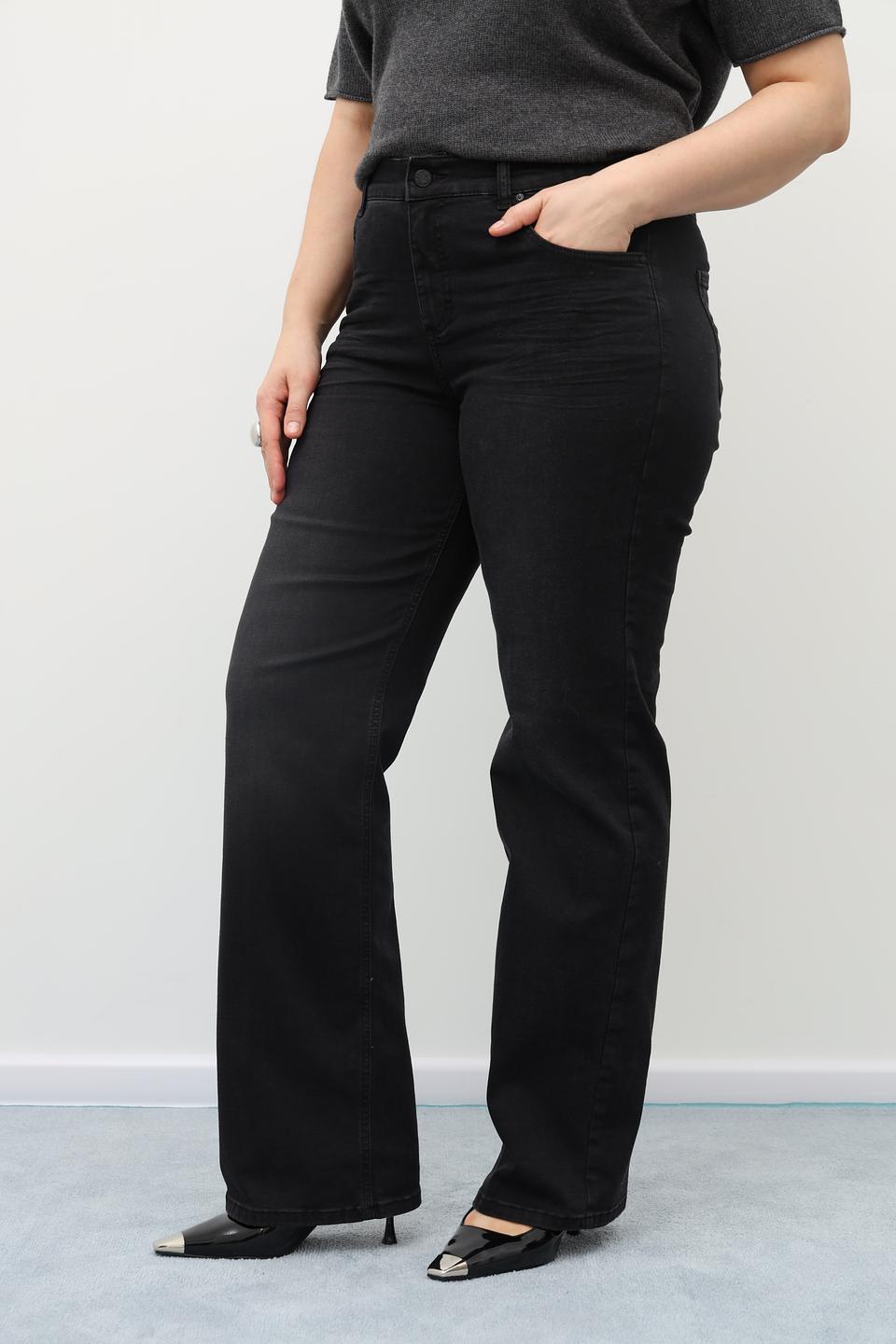 Джинсы Angels прямые чёрные