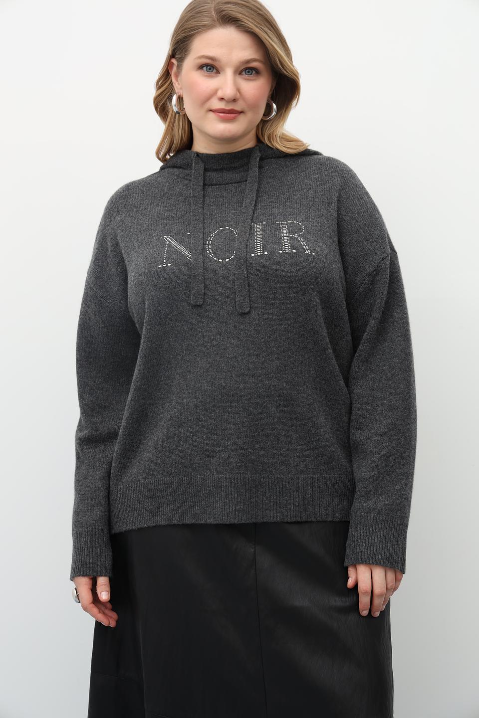 Пуловер с капюшоном Catnoir с логотипом