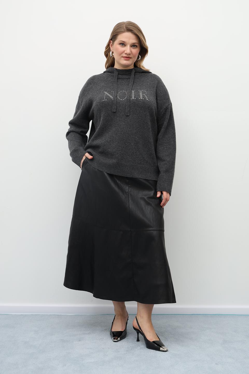 Пуловер с капюшоном Catnoir с логотипом