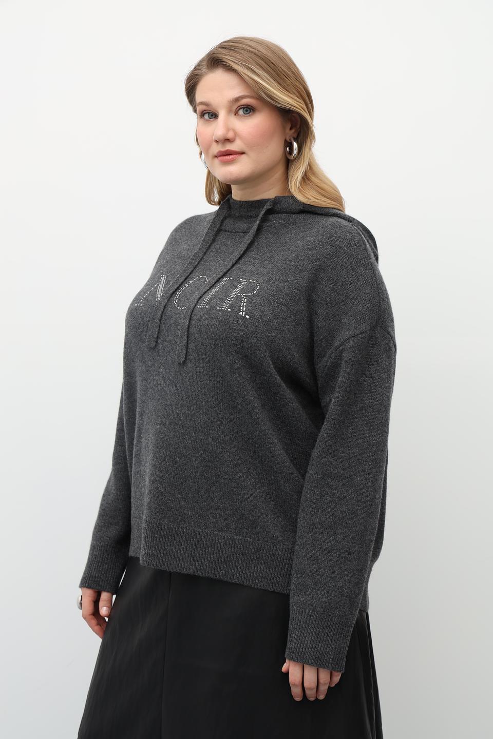 Пуловер с капюшоном Catnoir с логотипом