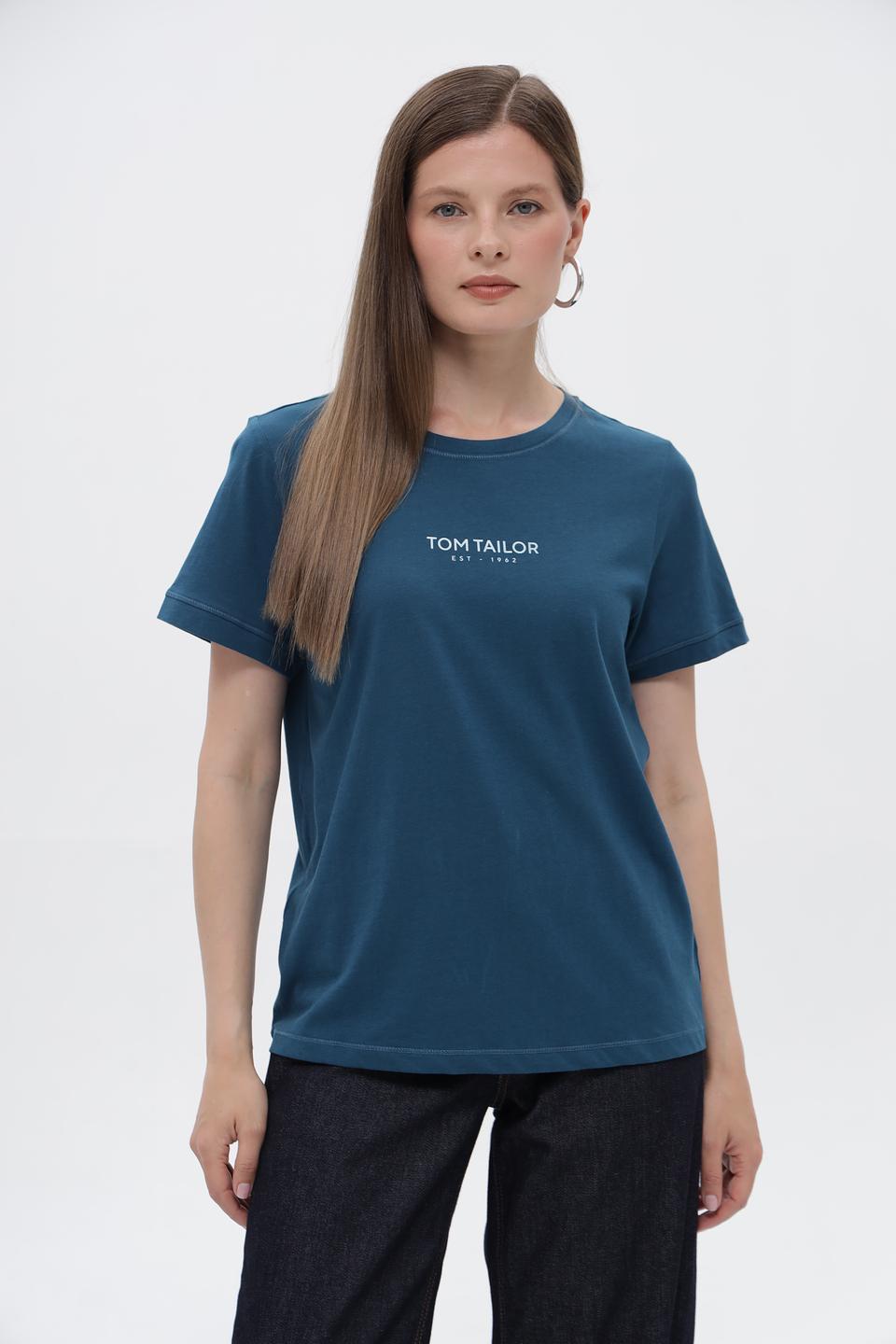 Футболка Tom Tailor бирюзовая