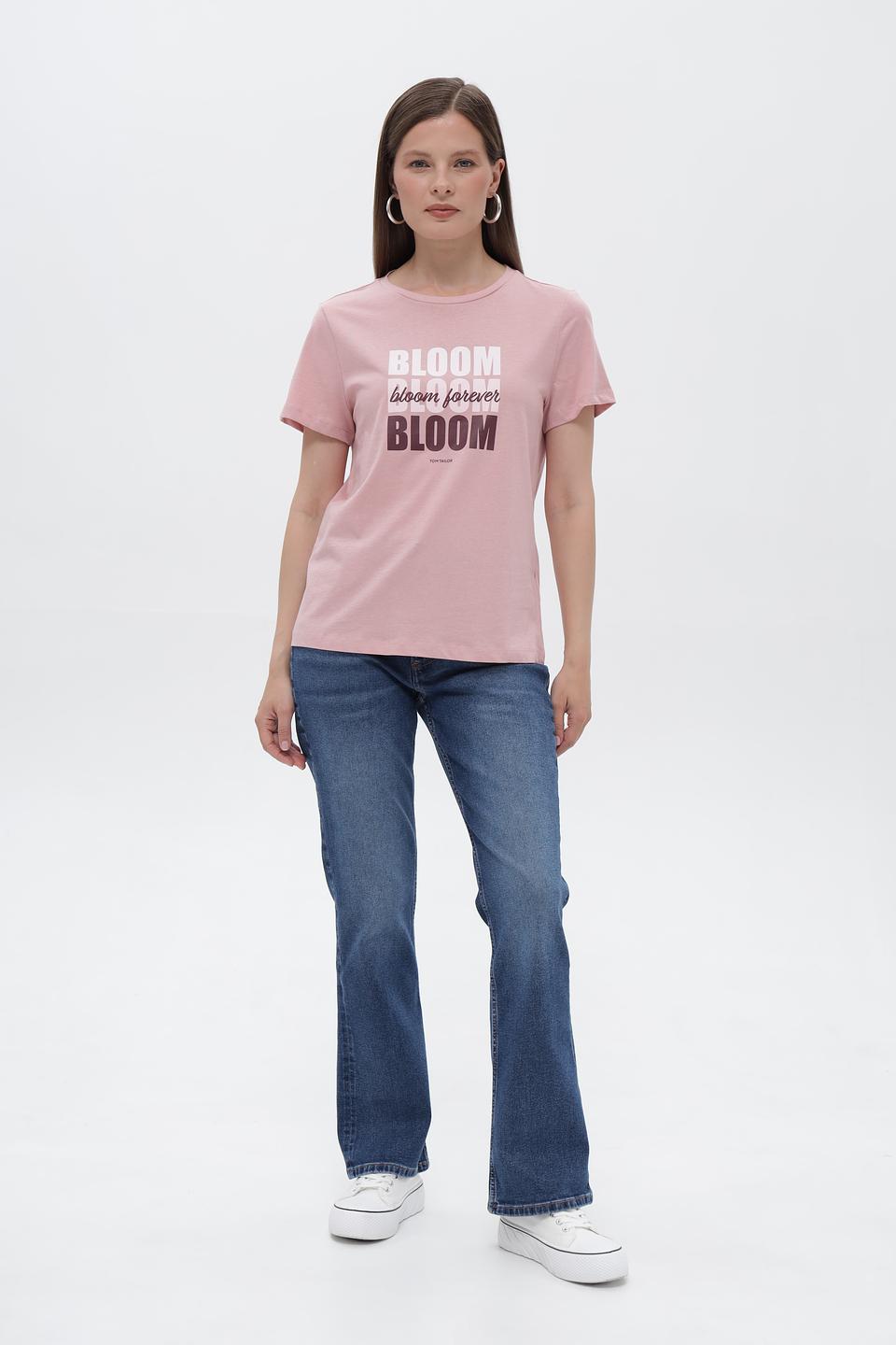 Футболка Tom Tailor с принтом Bloom