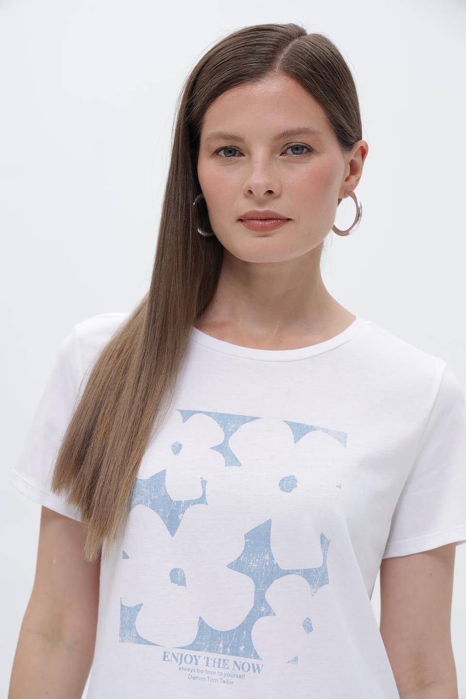 Футболка Tom Tailor denim с цветами