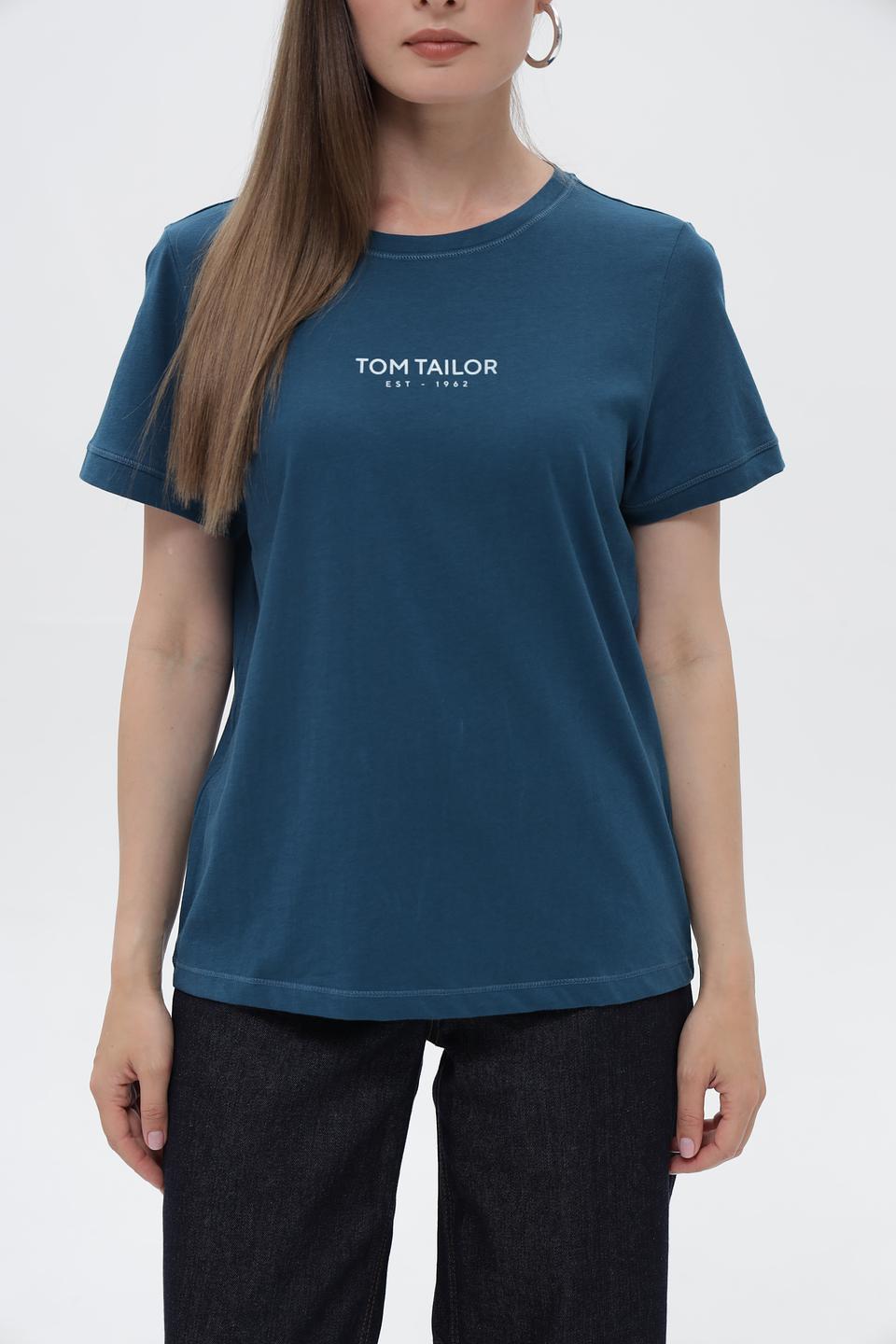 Футболка Tom Tailor бирюзовая