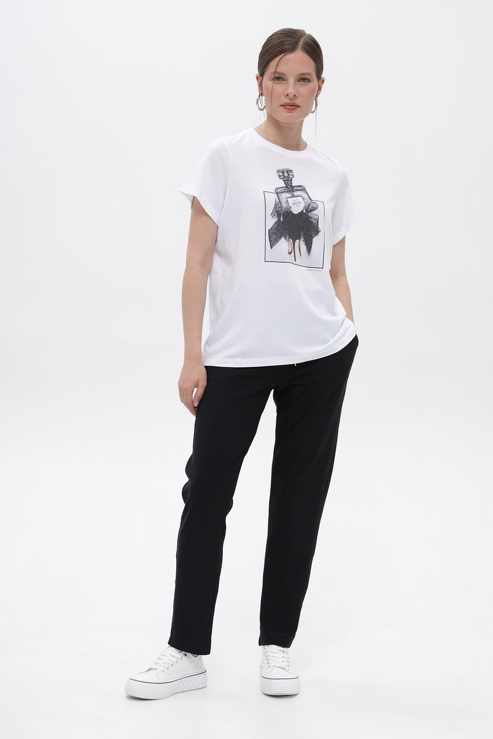 Брюки Broadway чёрные с поясом