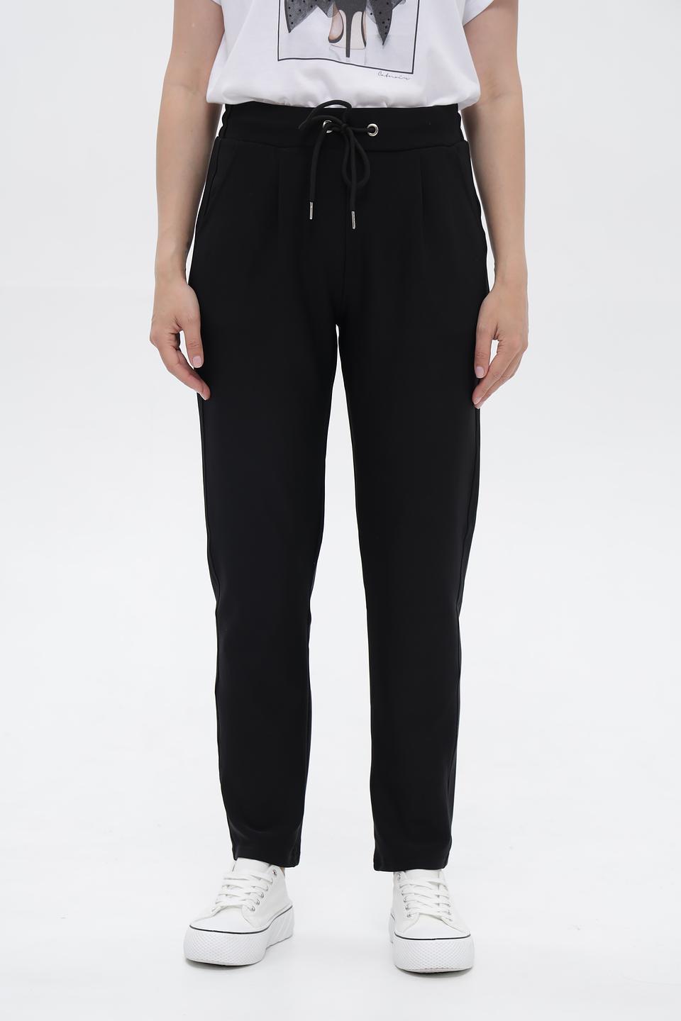 Брюки Broadway чёрные с поясом